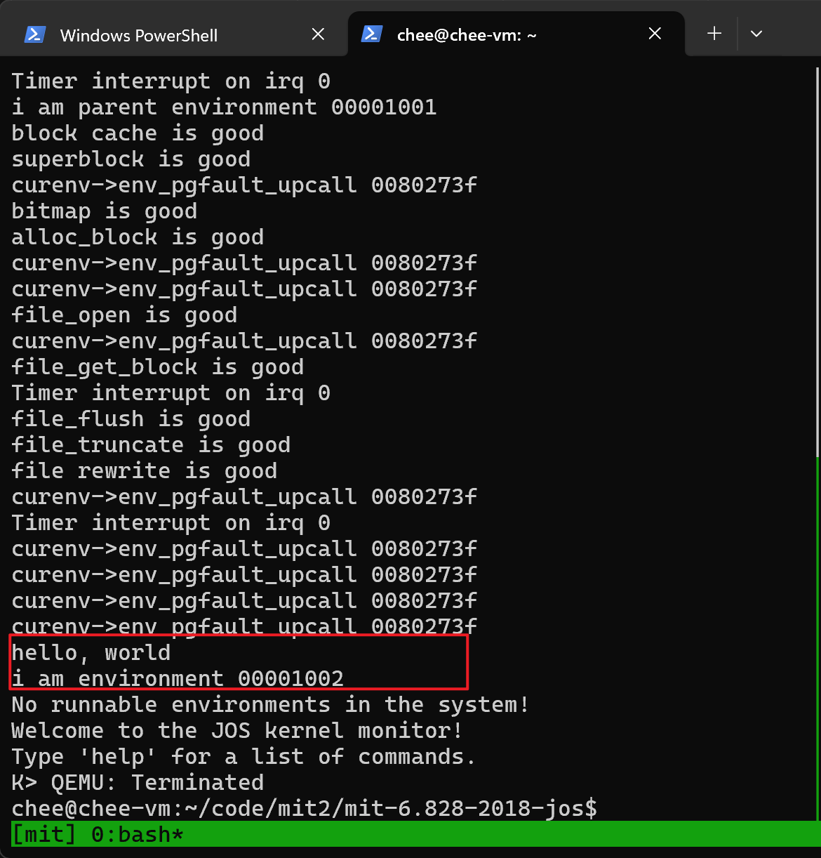 mit6.828笔记 – lab5（上）- Spawn and Shell